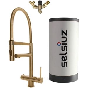 Kokendwaterkraan selsiuz xl gold inclusief combi extra boiler