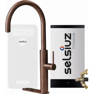 Selsiuz by Gessi 5 in 1 Copper / Koper 350385 met TITANIUM Combi (Extra) boiler en Cooler