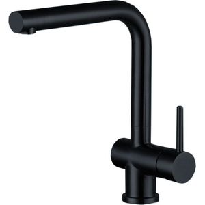 Lanesto 251357 Eenhendelkeukenmengkraan Lanesto Sereno Sturdy Black pvd