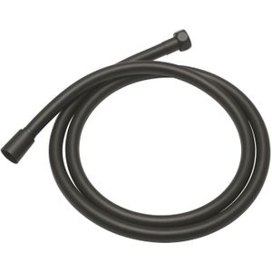 Doucheslang qisani flow anti-twist 150 cm geborsteld mat zwart