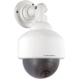 Smartwares CS88D Dummy Dome Camera – Muur- en wandmontage – Voor binnen en buiten gebruik - LED lamp, Wit