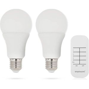Smartwares SH4-99550 LED bulb schakelset - 2x 7W LED-lampen  AB