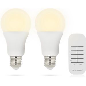 Smartwares SH4-99551 Dimbare bulb schakelset - 2 dimbare 9 W LED lampen - Incl. afstandsbediening