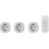 Smartwares SH4-99566 Mini Schakelaarset �– Plug & Connect – 3 Stuks met Afstandsbediening