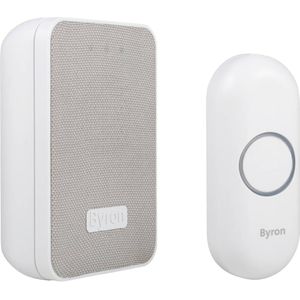 Byron - DBY-22321 - Draadloze Deurbel - Wit - Weersbestendig - 16 Melodieën