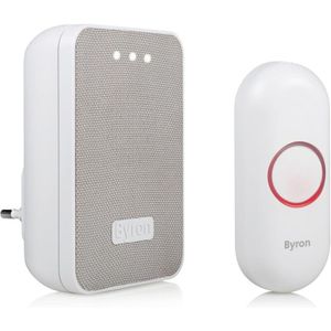 Byron DBY-22322 deurbelset Grijs, Wit