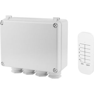 Smartwares SH4-99652 3-kanaals Buiten Schakelkast – Plug & Connect – 400 W