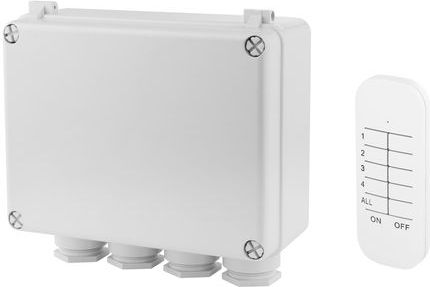 Smartwares SH4-99652 3-kanaals Buiten Schakelkast – Plug & Connect – 400 W