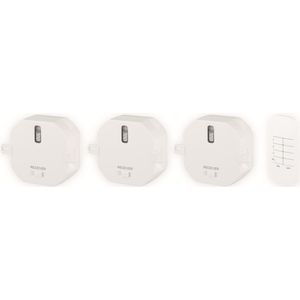 Smartwares SH4-99557 Draadloze Inbouwschakelaar set – Incl. afstandsbediening -  Plug & Connect – 1000W
