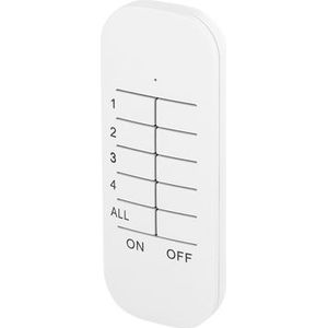 Smartwares - 4-Kanaals Afstandsbediening - Compatibel met Plug & Connect - Bereik tot 30 Meter