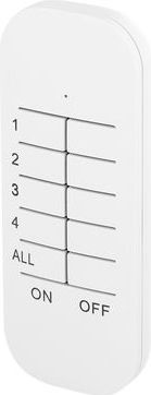 Smartwares - 4-Kanaals Afstandsbediening - Compatibel met Plug & Connect - Bereik tot 30 Meter