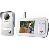 Smartwares VD38W Video intercom set – Draadloos – Draagbare binnenunit - Kleurenmonitor