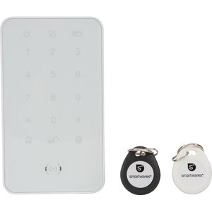 Smartwares SA78C draadloos toetsenbord/keypad & 2 NFC-tags voor alarmsystemen
