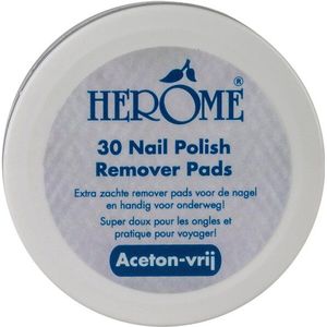 Herome - Caring Nail Polish Remover Pads - Acetonvrij - 30 Stuks