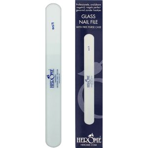 Herome Glazen Nagelvijl Nagelverzorging - Glass Nail File - Voorkomt Splijten en Haakjes