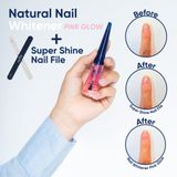 Herome Super Shine - Nagelvijl Buffer- Polijstvijl - Afwasbaar - glanzende nagels zonder nagellak