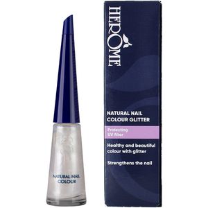 Herome Natural Nail Colour Glitter - verstevigende nagellak met een natuurlijke glans - 10ml.