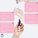 Herome Glamour Nail Whitener - met een Parelmoerglans - Camoufleert Doffe of Verkleurde Nagels - 10ml.