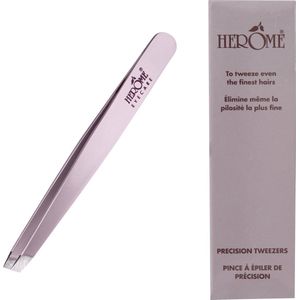 Herome Eye Care Pincet - Precision Tweezers - Epileer Pincet voor de fijnste Wenkbrauwhaartjes - Staal