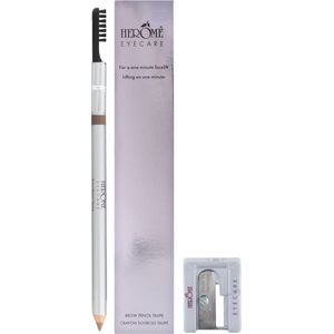 Herome Eye Care Wenkbrauwpotlood Taupe - Brow Pencil - met Borsteltje, Stevige Potloodpunt en Puntenslijper