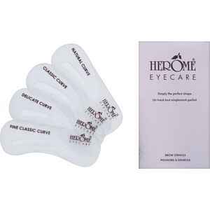 Herome Eye Care Wenkbrauwsjablonen Brow Stencils - Creëer de Perfecte Wenkbrauwen - 4 stuks