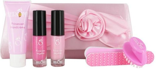 Herome Prinsessen Geschenk Set Deluxe - Kinder Make Up (2+ Jaar) - op Waterbasis - Incl. Tovervijl - Cadeau kind