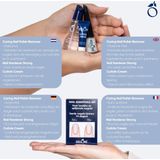 Herome 3 in 1 Manicure met Nagelverharder, Nagellakremover en Nagelriemcreme – Nagelverzorging set