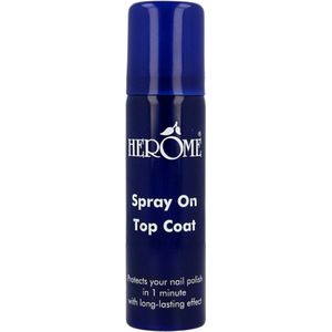 Herome Spray On Top Coat - Beschermde en Droge Nagels in 1 minuut - Long Lasting Effect - 75ml.