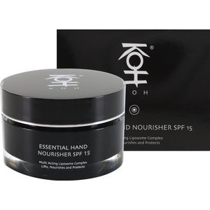 KOH Essential Hand Nourisher Voedende Handcrème - Vitamine A, Aloë Vera en Collageen - tegen rimpels en oneffenheden, voor een gladde en strakke huid - 100ml.