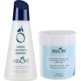 Herome Caring Nail Polish Remover Duo Nagellak Remover Zonder Aceton - 1x Nagellak Remover & 1x Remover Pads 100