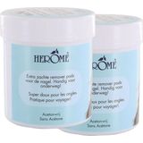 Herome 2-Pack Nagellakremover Pads - Nagellakverwijderaar - Mild en Verzorgend - Acetonvrij - 2x100 Pads