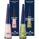 Herome Voedende Nagelriemolie & Ridge Filling Base Coat - Nagelverstevigende Nagelverzorging - 2x10ml