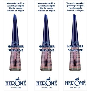 Herome - Nail Hardener Sensitive - Nagelverharder - 10 ml - Voor Gevoelige Nagels
