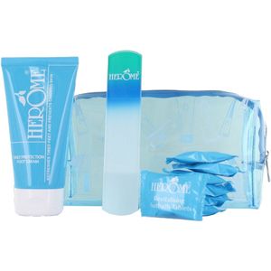 Herome Smooth Feet Set - (Cadeau)set van 3 met Voetencrème, Pedicurevijl & Tabs voor een voetenbad