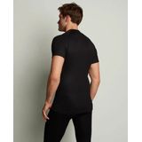 Ten Cate heren thermo shirt Korte mouw - V-hals - M - Zwart