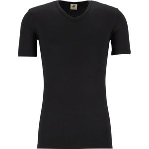 Ten Cate heren thermo shirt Korte mouw - V-hals - M - Zwart