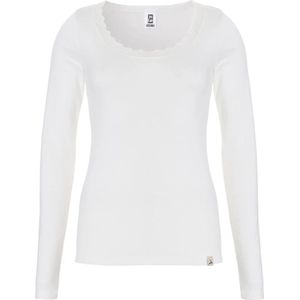 Ten Cate dames thermo shirt Lange mouw - Kant - M - Wit