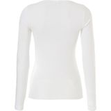Ten Cate dames thermo shirt Lange mouw Kanten Thermo ondergoed dames Viloft Diepe hals Zwart