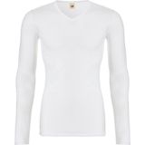 Ten Cate heren thermo shirt Lange mouw V-hals - Wit
