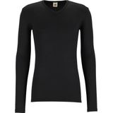 Thermo - Shirt V-neck Long Sleeve - Zwart - 49% Viloft 49% Polyester 2% Elastane