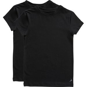 Ten Cate Jongens 2Pack T-shirt Black-98 104