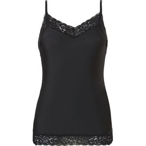 Secrets - Spaghetti Top - Zwart - Polyester/Elastane