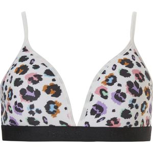 voorgevormde BH top Leopard off white