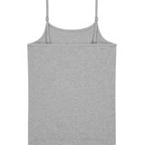 Ten Cate - Basics - Spaghetti Top - Grey Melange - Biologisch Katoen