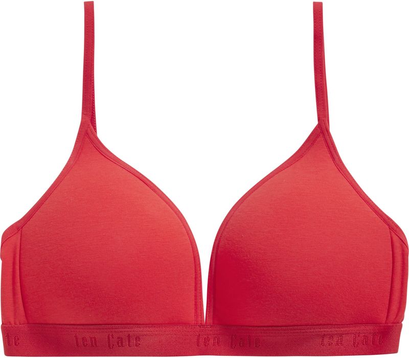 Ten Cate - Meisjes Voorgevormde BH - Zwart - Biologisch Katoen