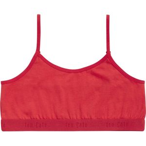 Meisjes Spaghetti topje Organic 31993 - Bh Topje Biologisch katoen  - Rood