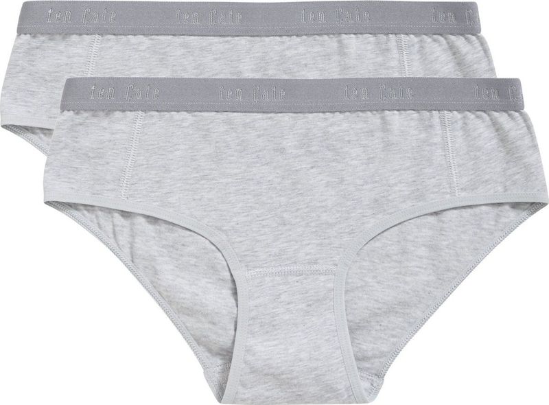 Ten Cate - Basics - Hipster - Grey Melange - 2 Pack