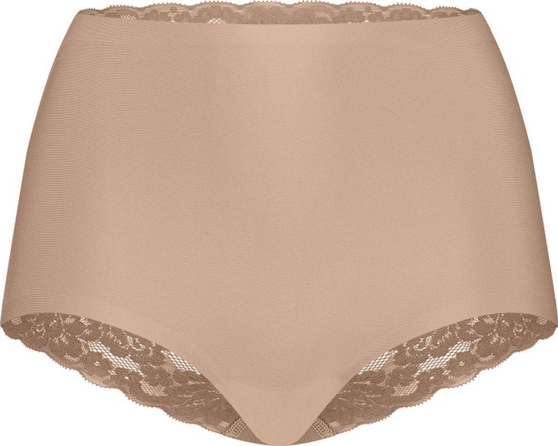 ten Cate Secrets naadloze maxislip met kant middenbeige