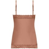 Secrets - Spaghetti Top - Hazelnut - 88% Polyester - 12% Elastane