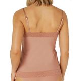 Secrets - Spaghetti Top - Hazelnut - 88% Polyester - 12% Elastane